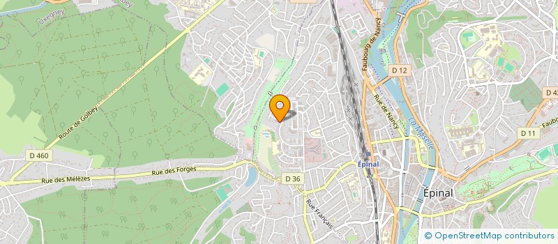 localisation de l'entreprise MCJ à EPINAL
