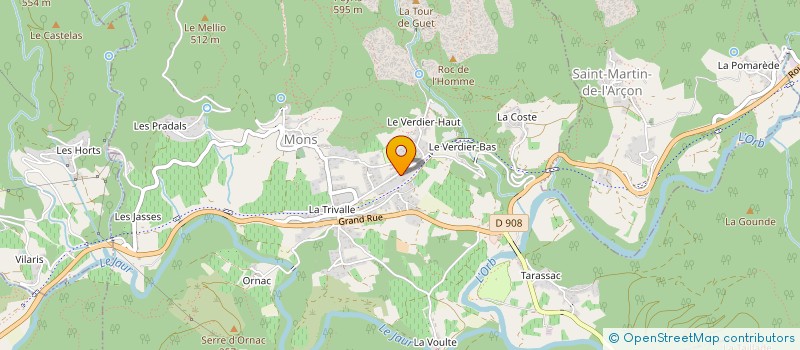 localisation de l'entreprise MCJ CONCEPTION AERONAUTIQUE  MONS