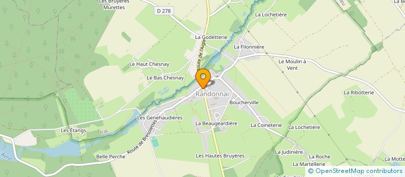 localisation de l'entreprise MCJ DISTRIBUTION à TOUROUVRE AU PERCHE