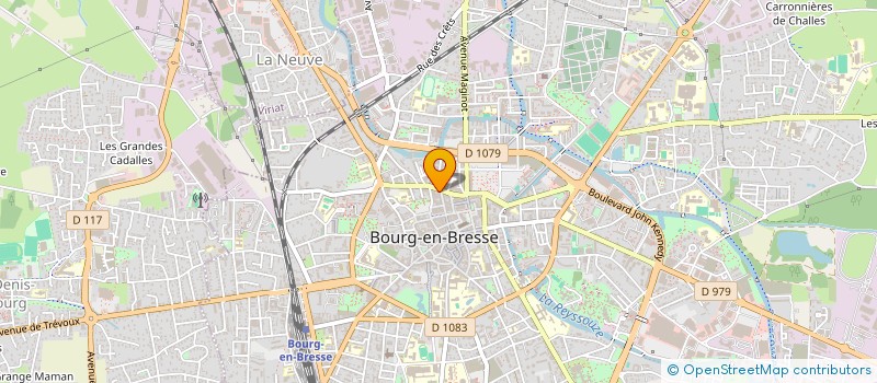 localisation de l'entreprise MCJ INVEST à BOURG-EN-BRESSE