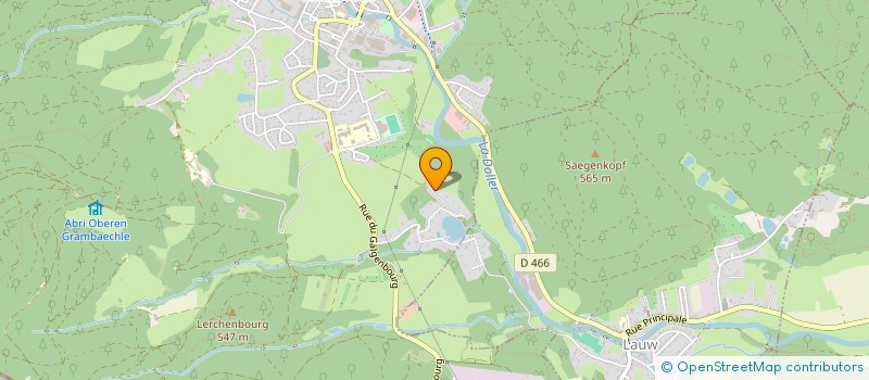 localisation de l'entreprise MCJ LICORNE  MASEVAUX-NIEDERBRUCK