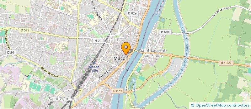 localisation de l'entreprise MCJ OPTIQUE à MACON