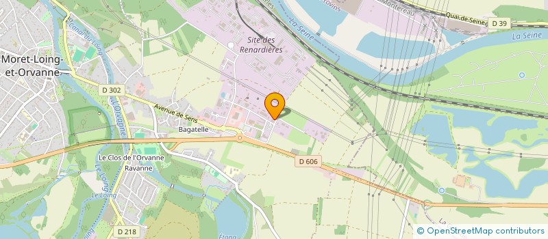 localisation de l'entreprise MCJ3L  MORET-LOING-ET-ORVANNE