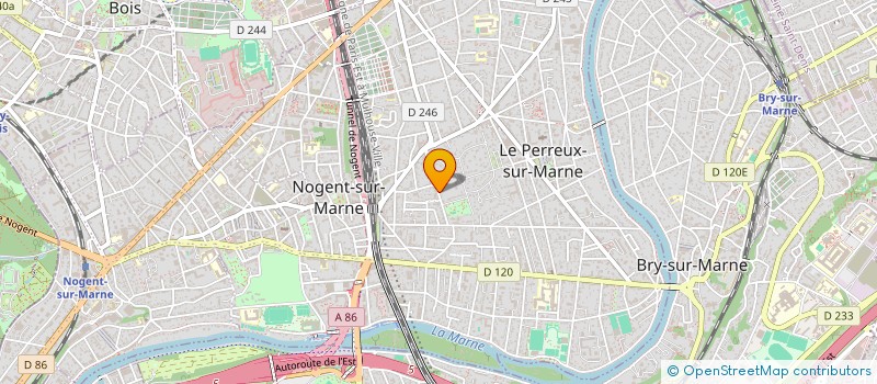 localisation de l'entreprise MCJB FONCIERE  LE PERREUX-SUR-MARNE