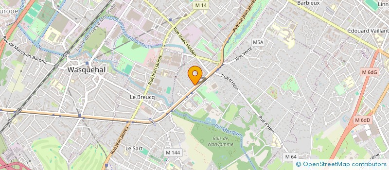 localisation de l'entreprise MCJF IMMO à CROIX