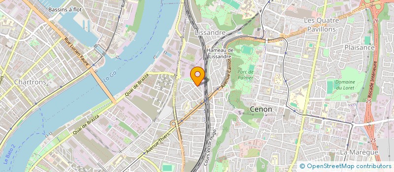 localisation de l'entreprise MCJJ  CENON