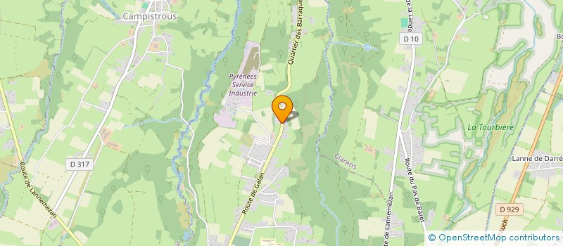 localisation de l'entreprise MCJML  LANNEMEZAN