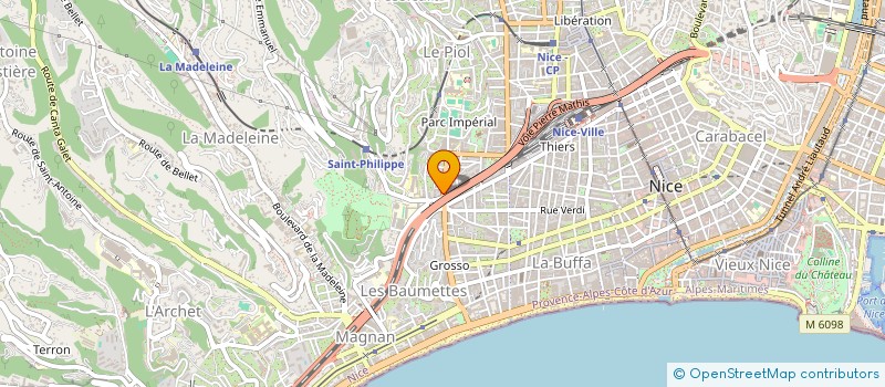 localisation de l'entreprise MCJS à NICE