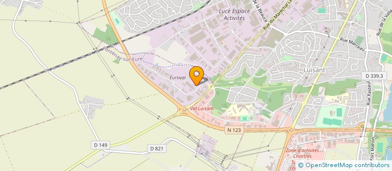 localisation de l'entreprise MCJT à FONTENAY-SUR-EURE