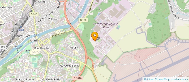 localisation de l'entreprise MCK à CREIL