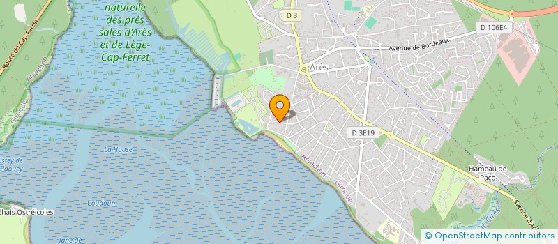 localisation de l'entreprise MCK  ARES