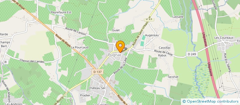 localisation de l'entreprise MCK  PUGNAC