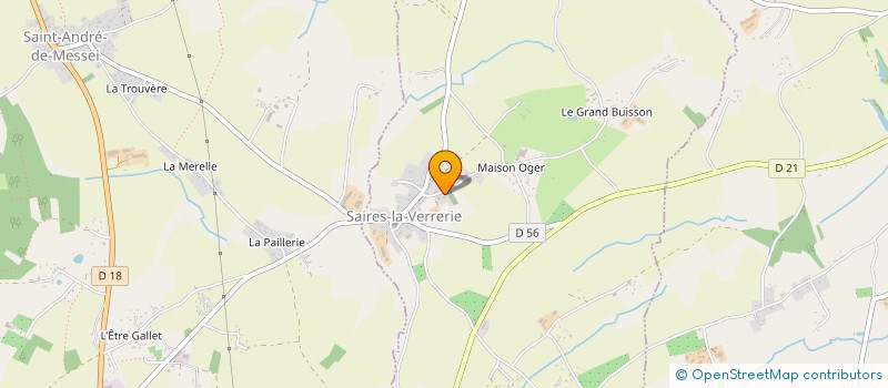 localisation de l'entreprise MCK à SAIRES-LA-VERRERIE