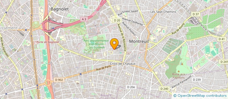 localisation de l'entreprise MCK AKT à MONTREUIL