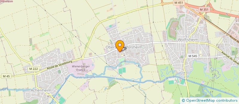 localisation de l'entreprise MCK  HABITAT  OBERSCHAEFFOLSHEIM