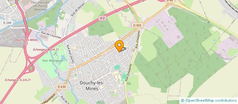 localisation de l'entreprise MCK HOTELLERIE à DOUCHY-LES-MINES