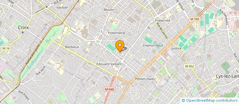 localisation de l'entreprise MCK IMMO à CROIX
