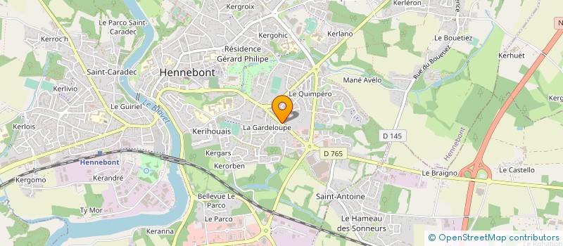 localisation de l'entreprise MCK OPTIC à HENNEBONT