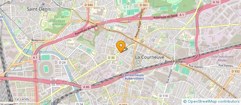 localisation de l'entreprise MCKA DIS à LA COURNEUVE