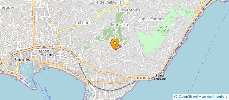 localisation de l'entreprise MCKF à CANNES