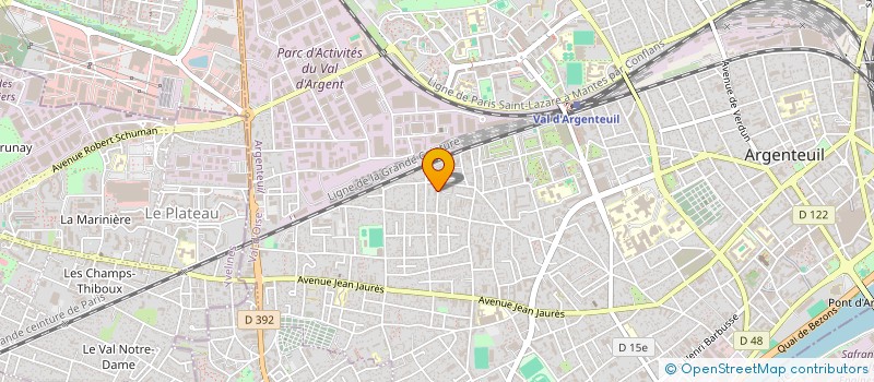 localisation de l'entreprise MCKINNACK à ARGENTEUIL