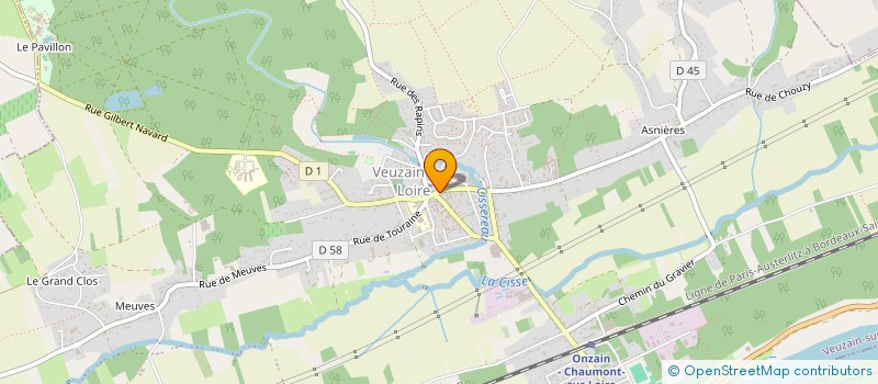 localisation de l'entreprise MCKSERVICES à VEUZAIN-SUR-LOIRE