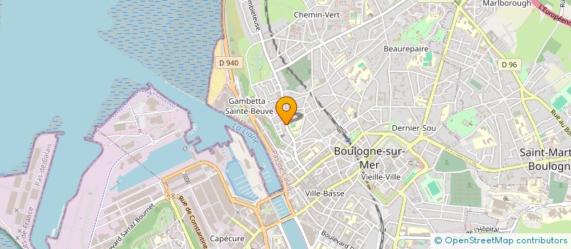 localisation de l'entreprise MCL à BOULOGNE-SUR-MER