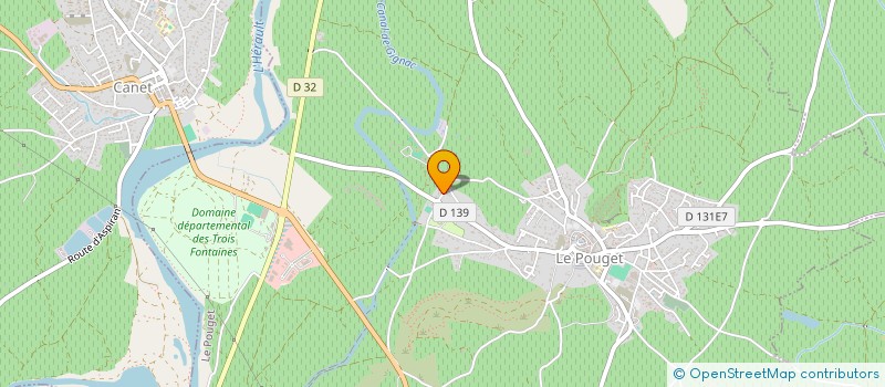 localisation de l'entreprise MCL  LE POUGET