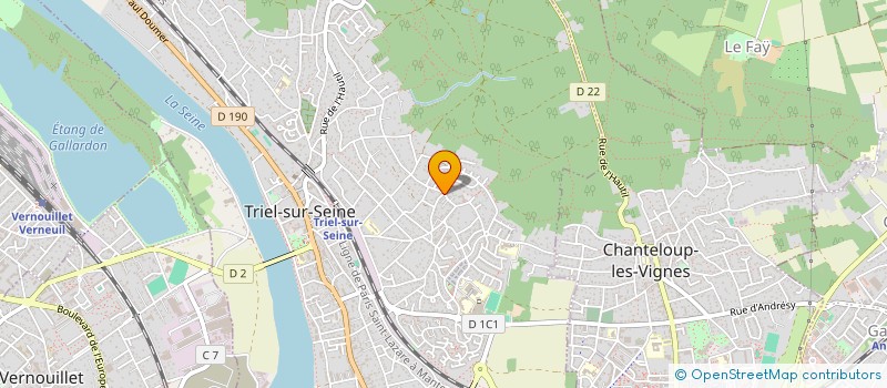 localisation de l'entreprise MCL  TRIEL-SUR-SEINE