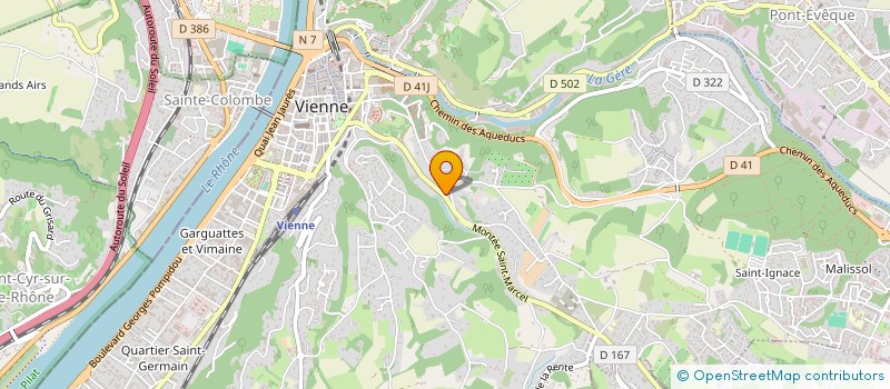 localisation de l'entreprise MCL  VIENNE