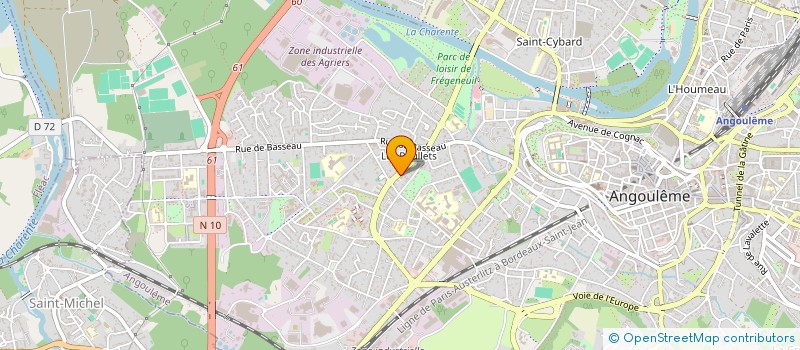 localisation de l'entreprise MCL à ANGOULEME