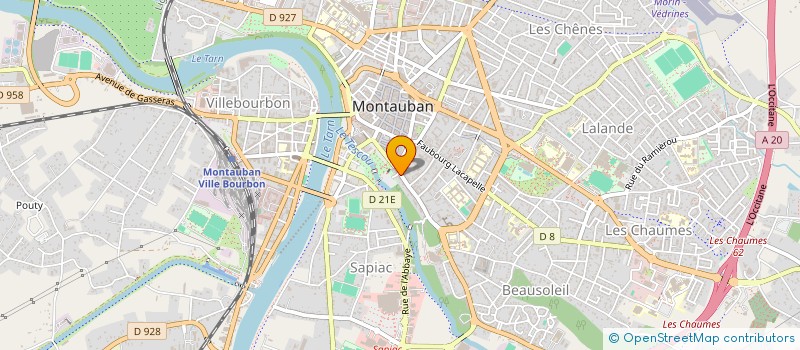 localisation de l'entreprise MCL  MONTAUBAN