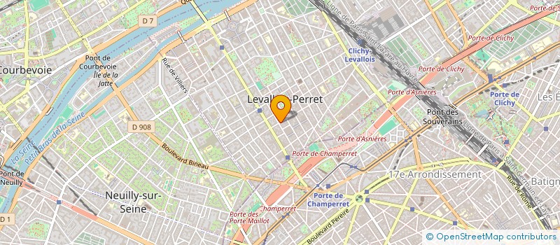 localisation de l'entreprise MCL ASSOCIES à LEVALLOIS-PERRET
