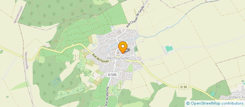 localisation de l'entreprise MCL DIFFUSION  HERMONVILLE