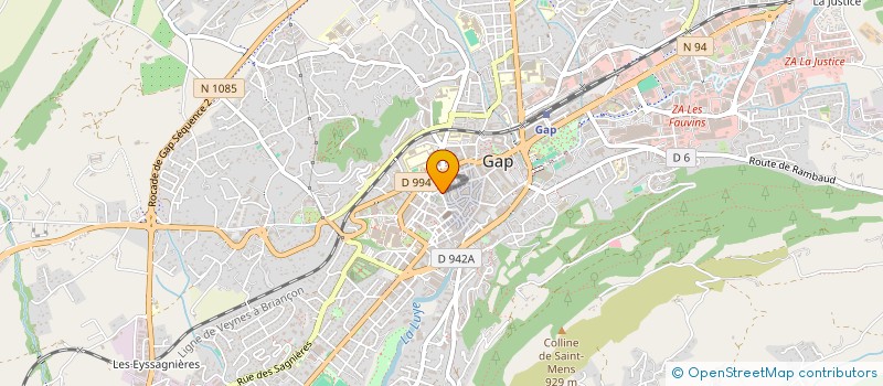 localisation de l'entreprise MCL EVENTS  GAP