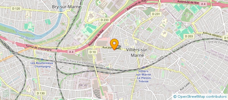 localisation de l'entreprise MCL FREELANCE RH à VILLIERS-SUR-MARNE