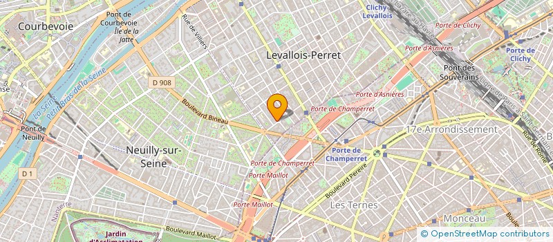 localisation de l'entreprise MCL HOLDING à LEVALLOIS PERRET