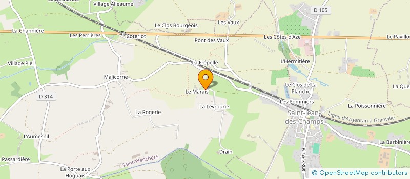 localisation de l'entreprise MCL INTERNATIONAL  SAINT-PLANCHERS