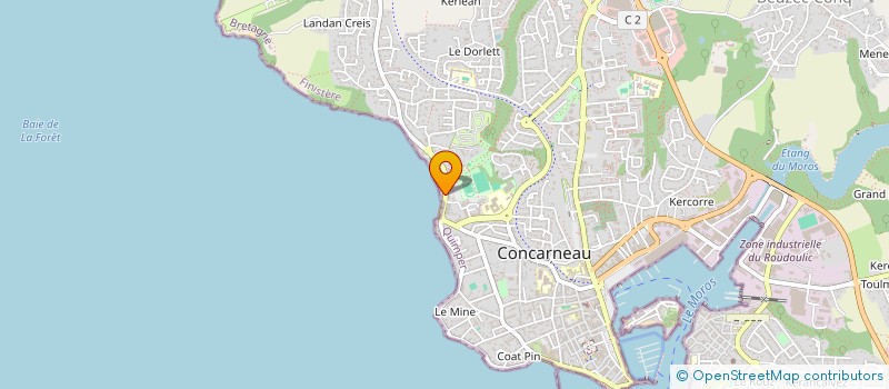 localisation de l'entreprise MCL INVEST  CONCARNEAU