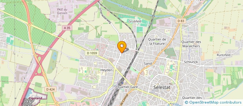 localisation de l'entreprise MCL KOIFF  SELESTAT