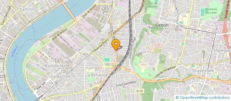 localisation de l'entreprise MCL LE BOUSCAT  BORDEAUX