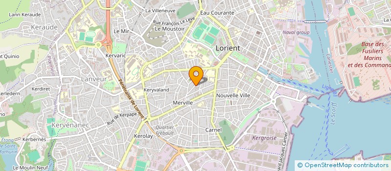 localisation de l'entreprise MCL LORIENT  LORIENT