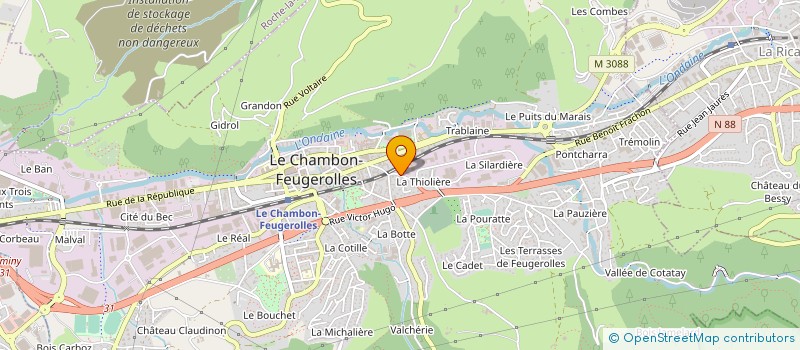localisation de l'entreprise MCL LUBRIFIANTS à LE CHAMBON-FEUGEROLLES