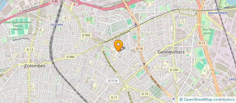 localisation de l'entreprise MCL MENUISERIE à ASNIERES-SUR-SEINE