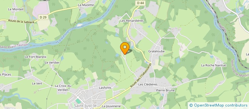 localisation de l'entreprise MCL TIMBAUD à SAINT-JUST-LE-MARTEL