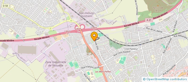 localisation de l'entreprise MCL TYCHE INVEST  LIEVIN