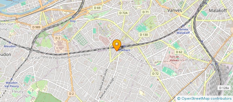 localisation de l'entreprise MCLAMART à CLAMART