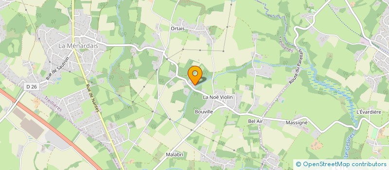 localisation de l'entreprise MCLANE  TREILLIERES