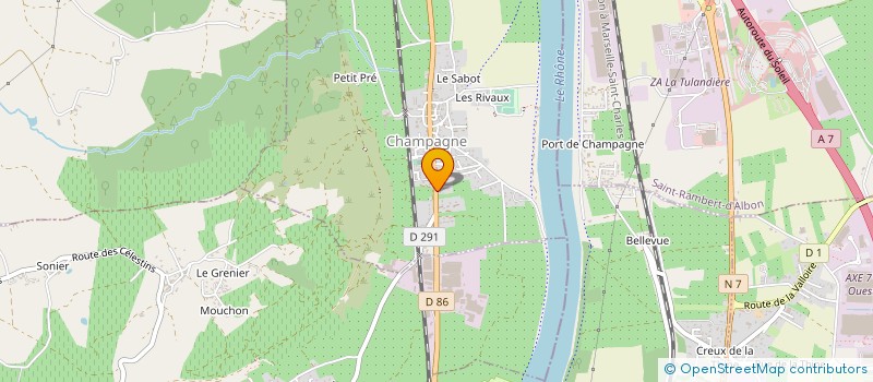 localisation de l'entreprise MCLD RECORDS à CHAMPAGNE
