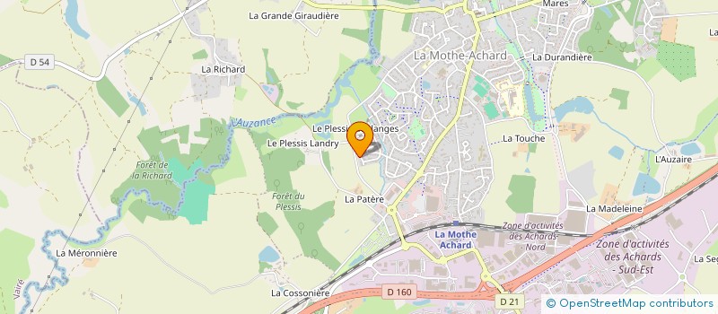 localisation de l'entreprise MCLECHAT  LES ACHARDS